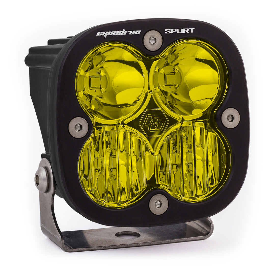 LED Light Pod Driving/Combo Pattern Baja Amber Black Squadron Sport Baja Designs 550013