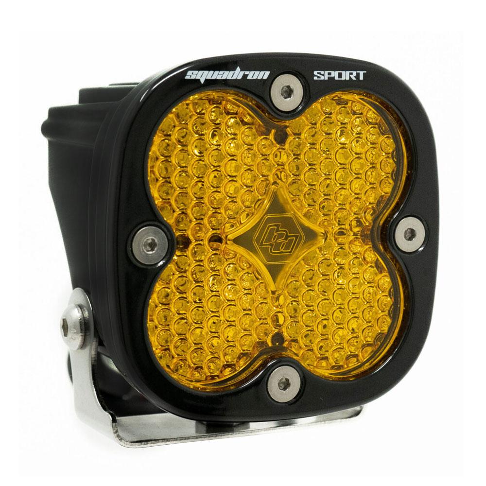 LED Light Pod Work/Scene Pattern Baja Amber Black Squadron Sport Baja Designs 550016