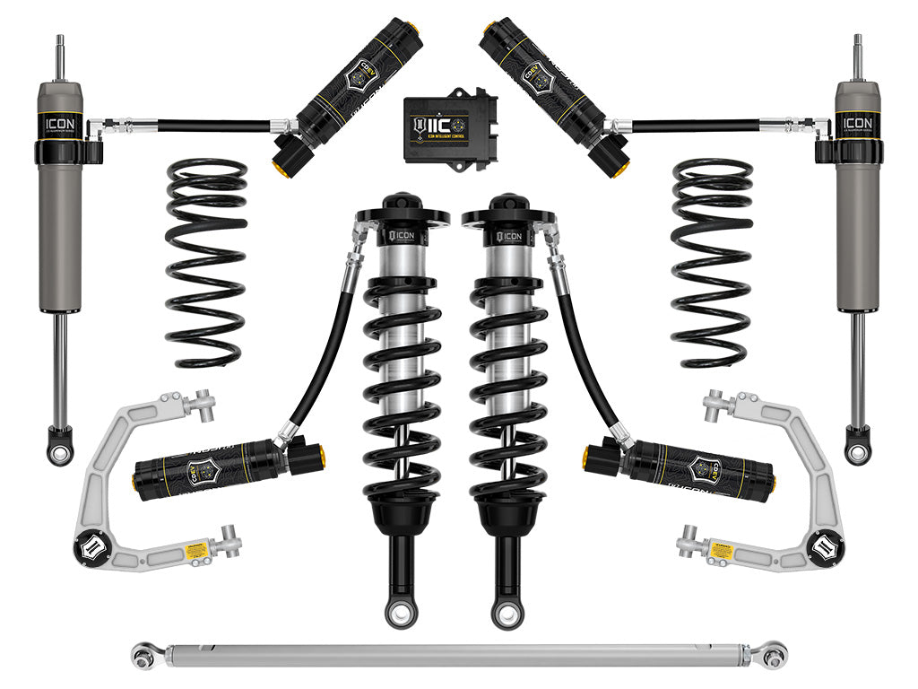 ICON 2025-2026 Toyota 4Runner 2WD 1.25-3" Lift Stage 12 Suspension System Billet (K53432)