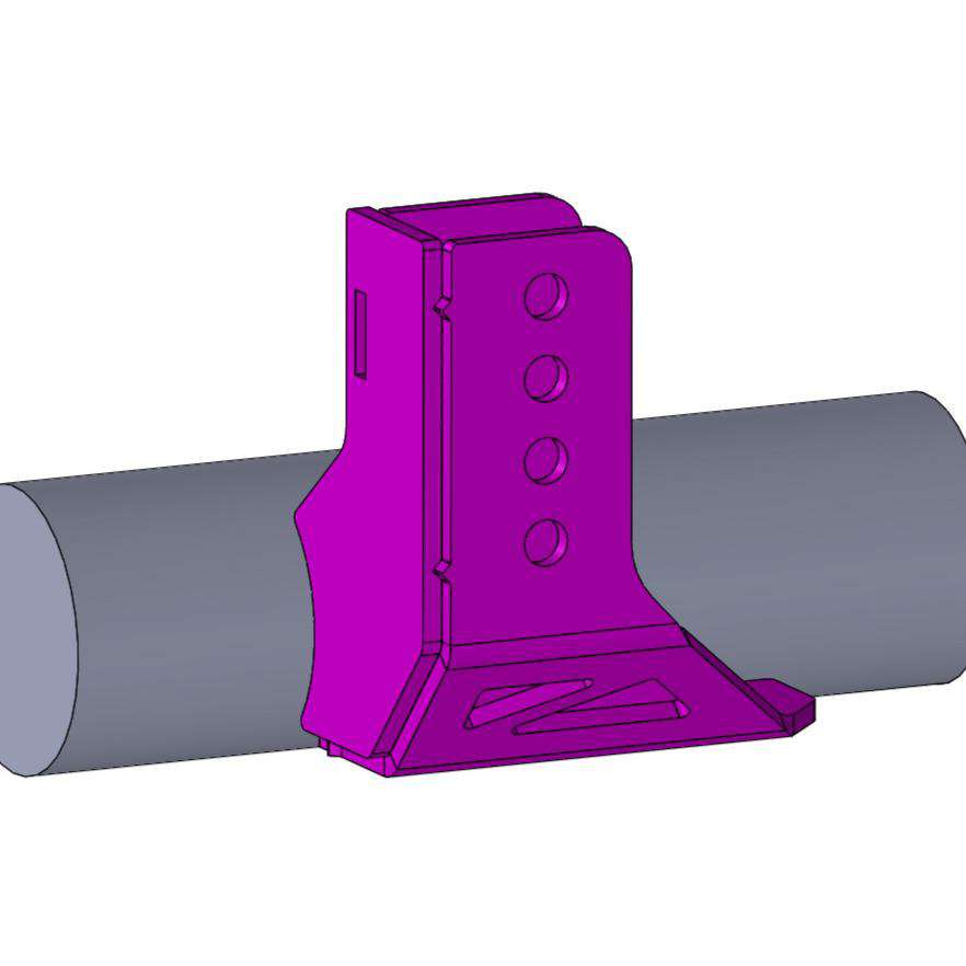 TMR Customs Adjustable Track Bar Bracket - Axle Mount