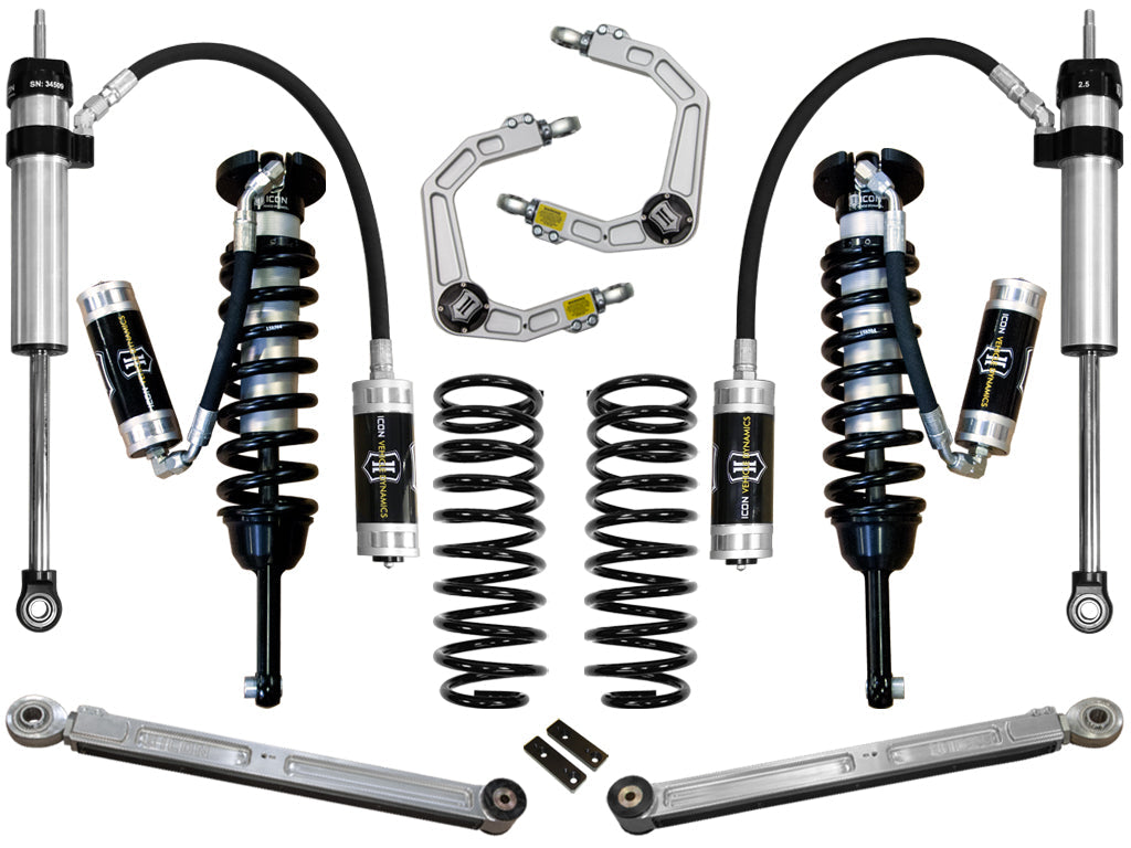 ICON 2010-2024 Toyota 4Runner/2010-2014 FJ Cruiser 0-3.5" Lift Stage 5 Suspension Billet UCA
