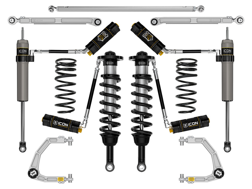 ICON 2025-2026 Toyota 4Runner 2WD 1.25-3" Lift Stage 8 Suspension System Billet (K53428)