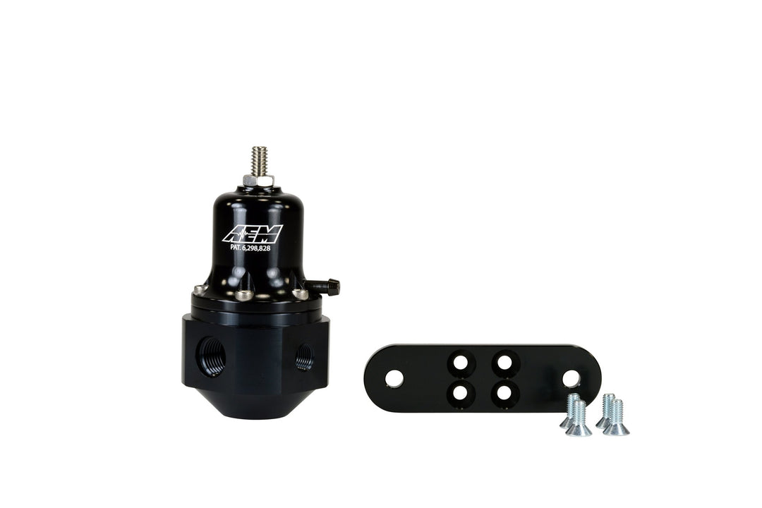 AEM Hi-Cap Universal Adjustable Fuel Pressure Regulator | SKU 25-305BK