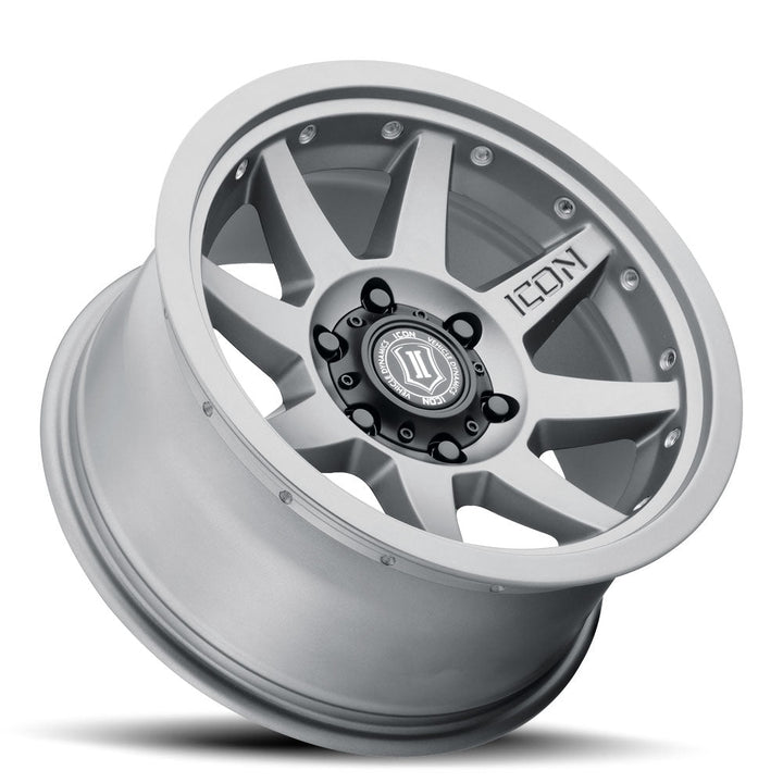 ICON Alloys Rebound PRO Titanium 17x8.5 5x5.5 0mm Offset 4.75" BS 108mm Hub Bore