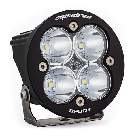 LED Light Pod Clear Lens Spot Pattern Each Squadron R Sport Baja Designs 580001