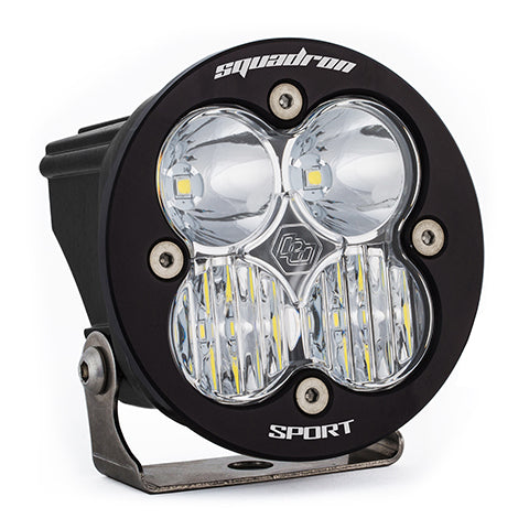 LED Light Pod Clear Lens Driving/Combo Pattern Each Squadron R Sport Baja Designs 580003