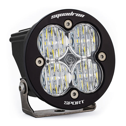 LED Light Pod Clear Lens Wide Cornering Pattern Each Squadron R Sport Baja Designs 580005