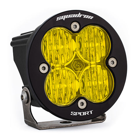 LED Light Pod Baja Amber Lens Wide Cornering Pattern Each Squadron R Sport Baja Designs 580015