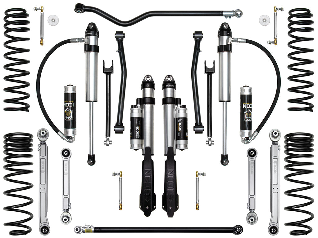 ICON 2020-Up Jeep Gladiator 2.5" Lift Stage 8 Suspension System Billet UCA (K22108)