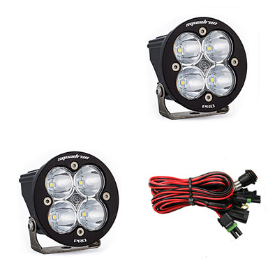 LED Light Pods Clear Lens Spot Pair Squadron R Pro Baja Designs 597801