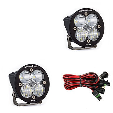 LED Light Pods Clear Lens Driving/Combo Pair Squadron R Pro Baja Designs 597803