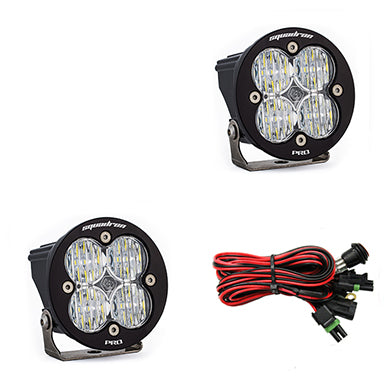 LED Light Pods Clear Lens Wide Cornering Pair Squadron R Pro Baja Designs 597805
