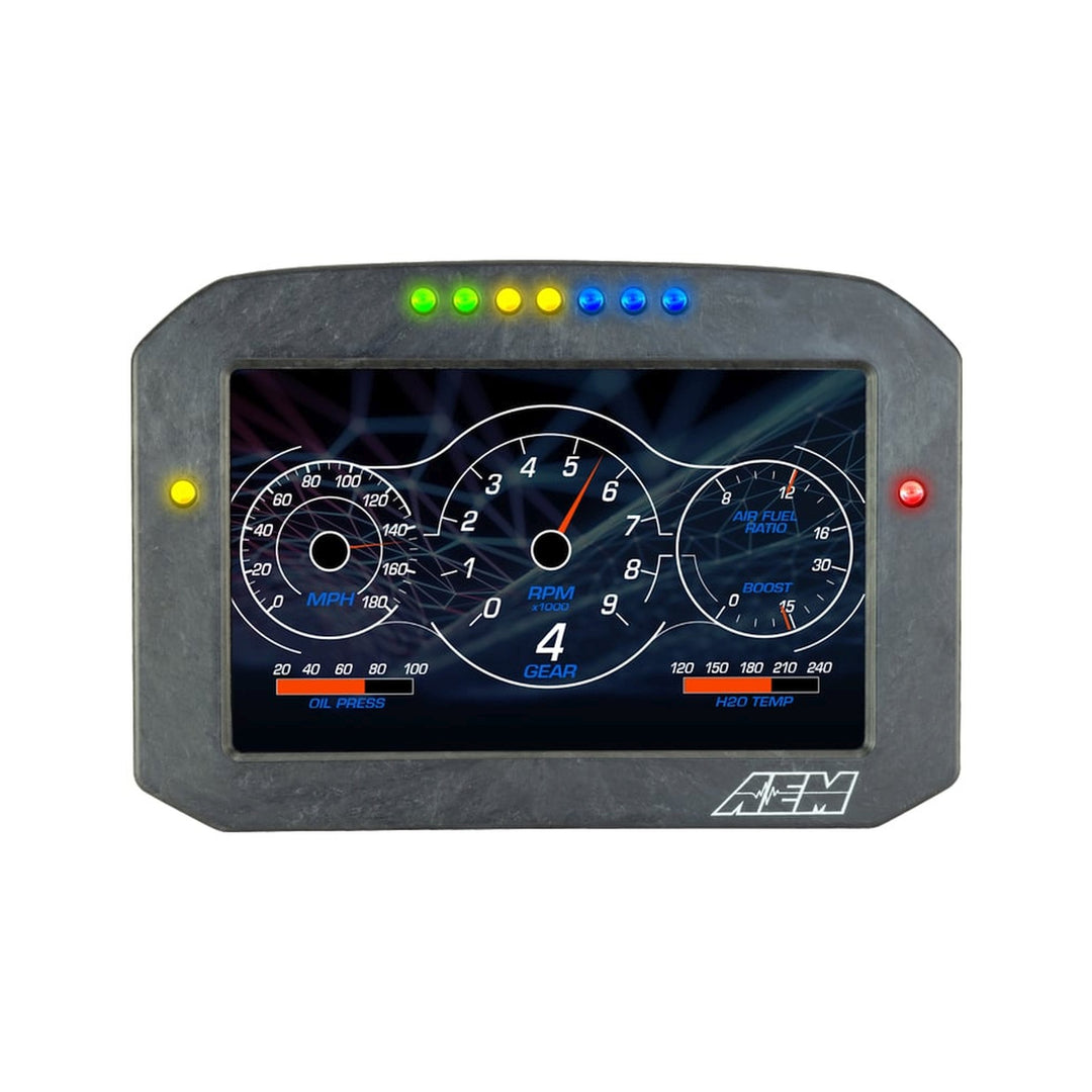 AEM CD-7FG Carbon Flat Panel Non-Logging Display | SKU 30-5702F