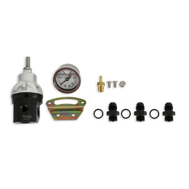 Holley EFI Billet Bypass Fuel Pressure Regulator Kit 6AN | SKU 12-894KIT
