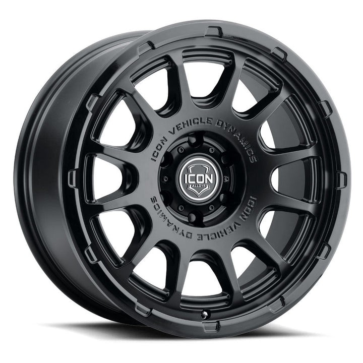 ICON Alloys Rancho Double Black 20x9 6x5.5 0mm Offset 5" BS (8420908350DB)