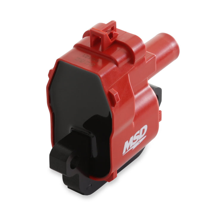 MSD Ignition Coil - GM LS Blaster Series - LS1/LS6 Engines - Red - 8-Pack | SKU 82628