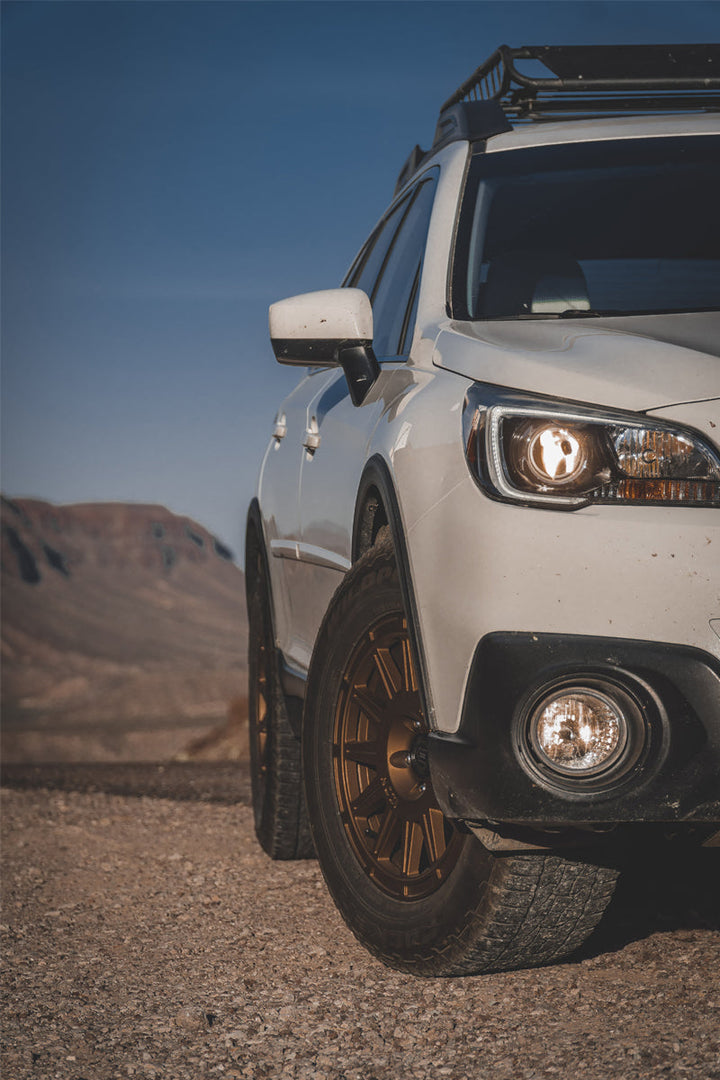ICON Alloys Ricochet Satin Gold 17x8 5x100 38mm Offset 6" BS (7017805060SG)