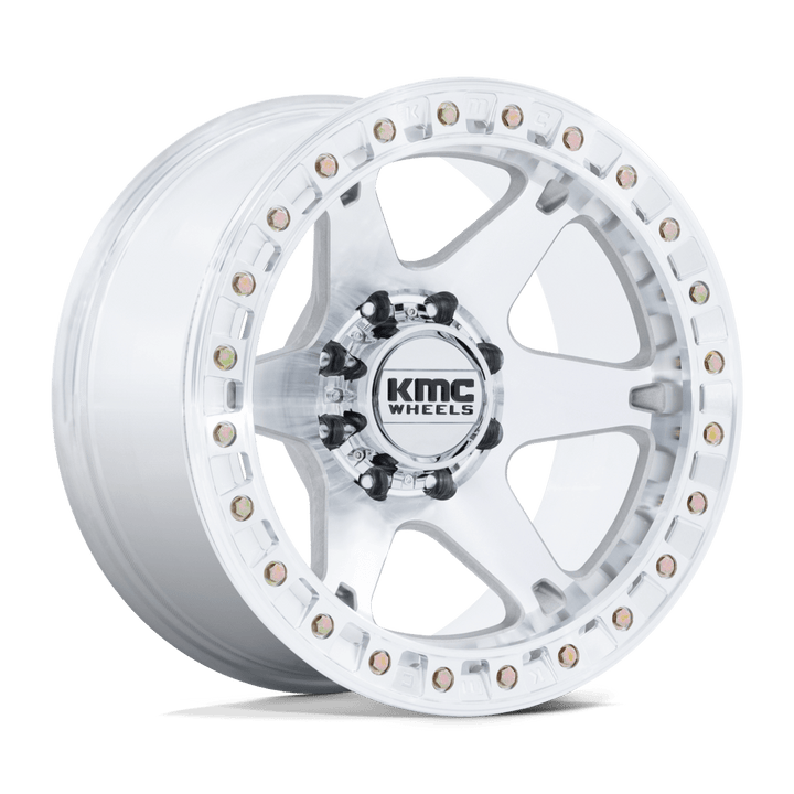 KMC KM238 VI Beadlock Wheel - Machined