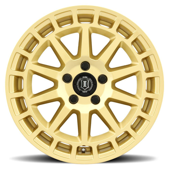 ICON Alloys Journey Gloss Gold 17x8 5x4.5 38mm Offset 6" BS (7117806560GG)
