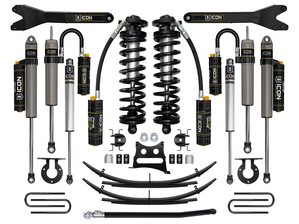 ICON 11-16 Ford F250/F350 2.5-3" Lift Stage 6 Coilover System w/ Leaf Springs (K63196)