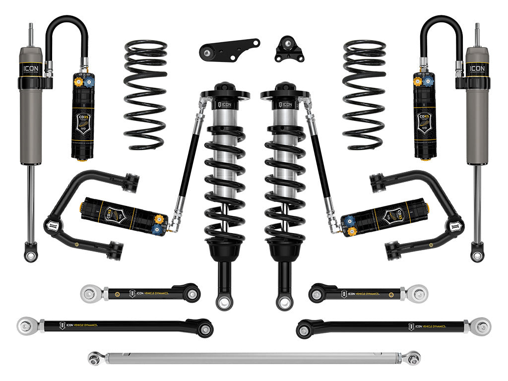ICON 2025-2026 Toyota 4Runner 4WD 1.25-3" Lift Stage 11 Suspension System Tubular