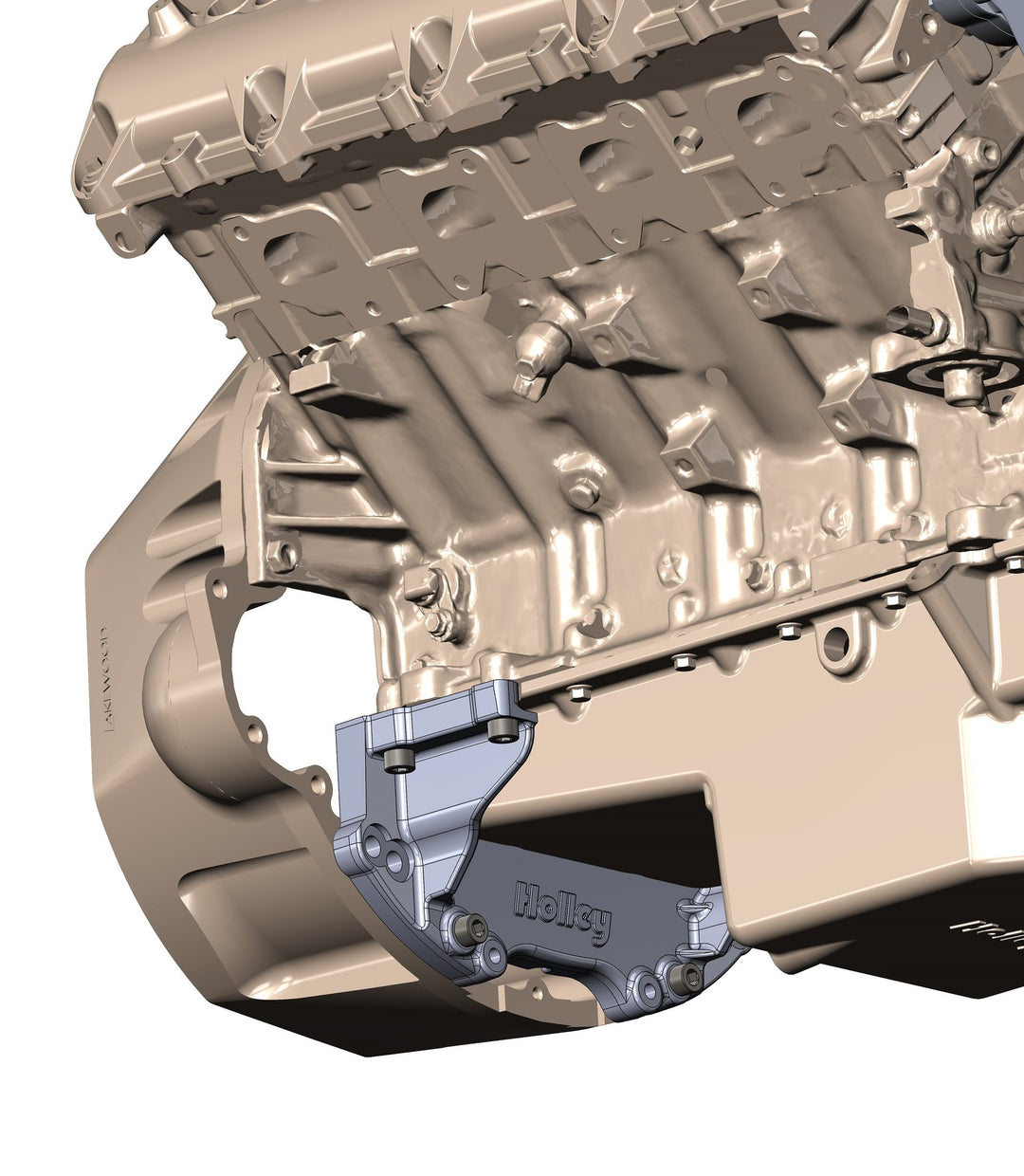 Holley Lower Structure Support for Gen III Hemi Engines and Transmissions | SKU 302-65