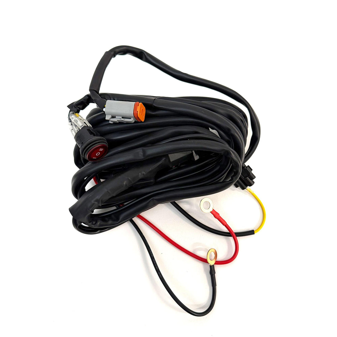 Squadron 2.0 4-pin Deutsch On/Off 1-Light (150W max) with Backlight Harness Universal 60-0058