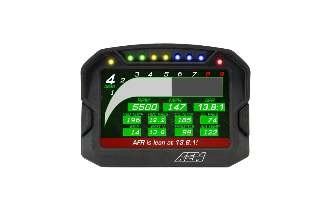 AEM CD-5LG Carbon Logging Display with Internal GPS | SKU 30-5603