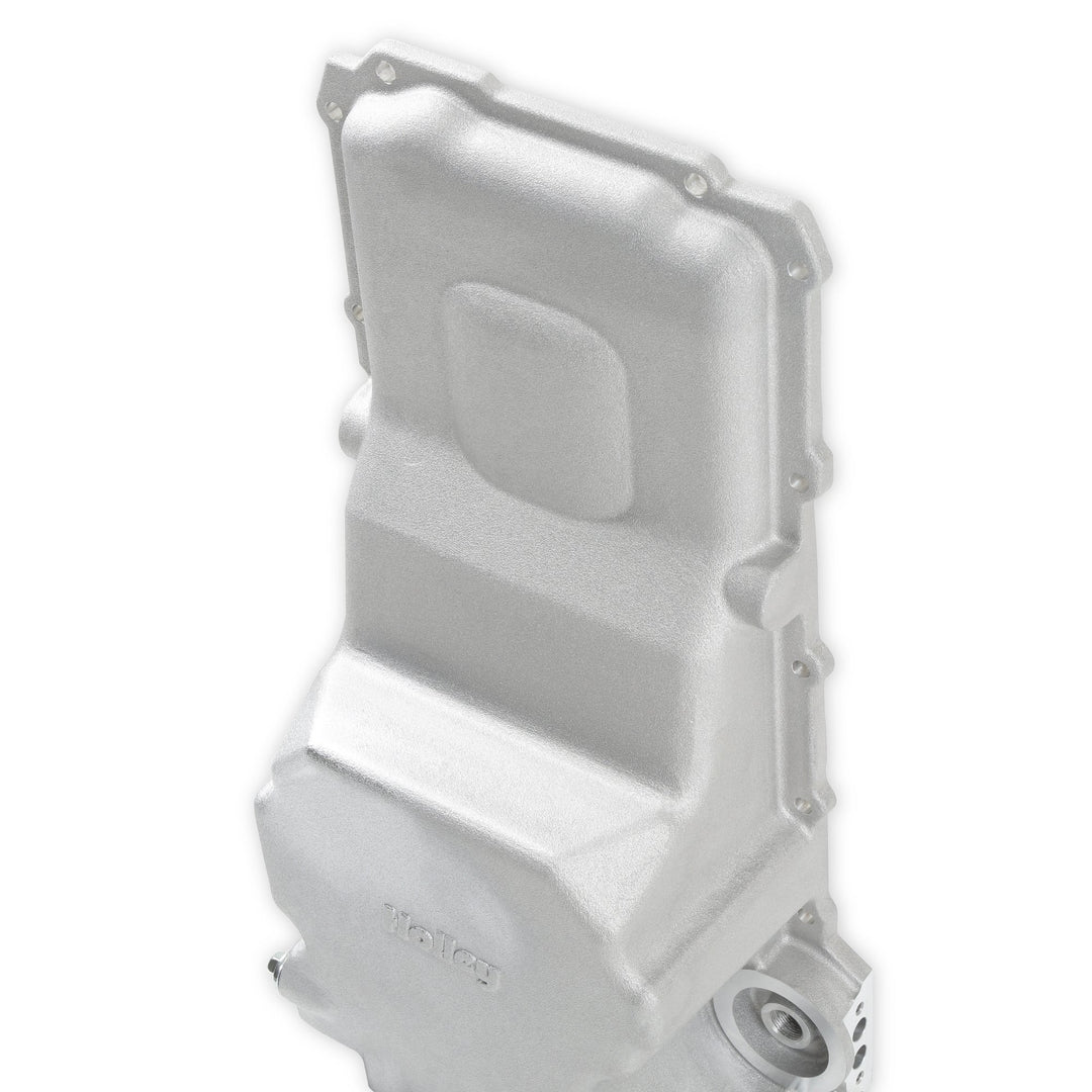 Holley GM LS Swap Oil Pan - Most Front Clearance - No Drain-Back Holes | SKU 302-5