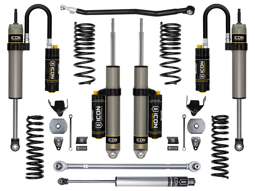 ICON 2014-2026 Ram 2500 4WD Diesel Coil Spring Rear 4.5" Lift Stage 4 Suspension w/Performance Rear Coil Springs