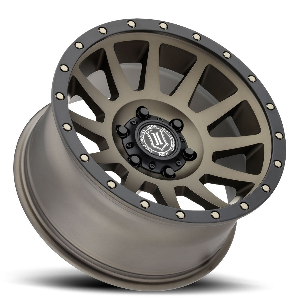 ICON Alloys Compression Bronze 18x9 5x5 -12mm Offset 4.5" BS (2018907345BR)
