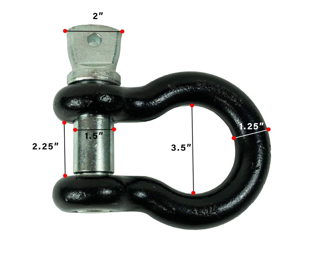 BulletProof Hitches Large Shackle Attachment (FARMCLEVIS)