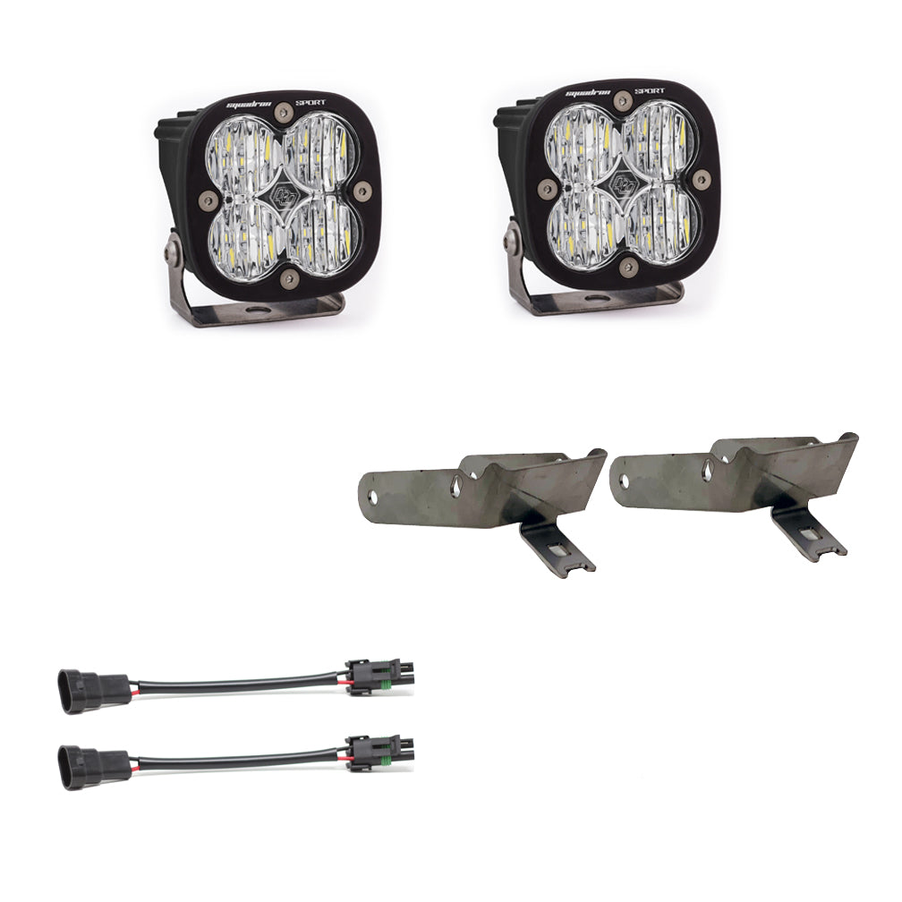 Super Duty Fog Lights Squadron Sport Super Duty 99-10 Super Duty Fog Pocket Kit Baja Designs 630817
