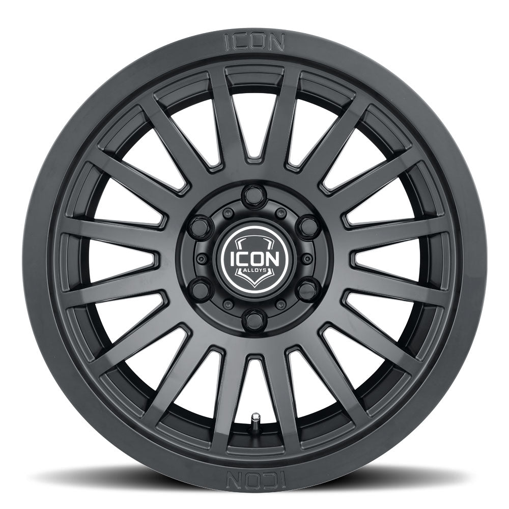 ICON Alloys Recon SLX Satin Black 18x9 6x5.5 0mm Offset 5" BS (3618908350SB)