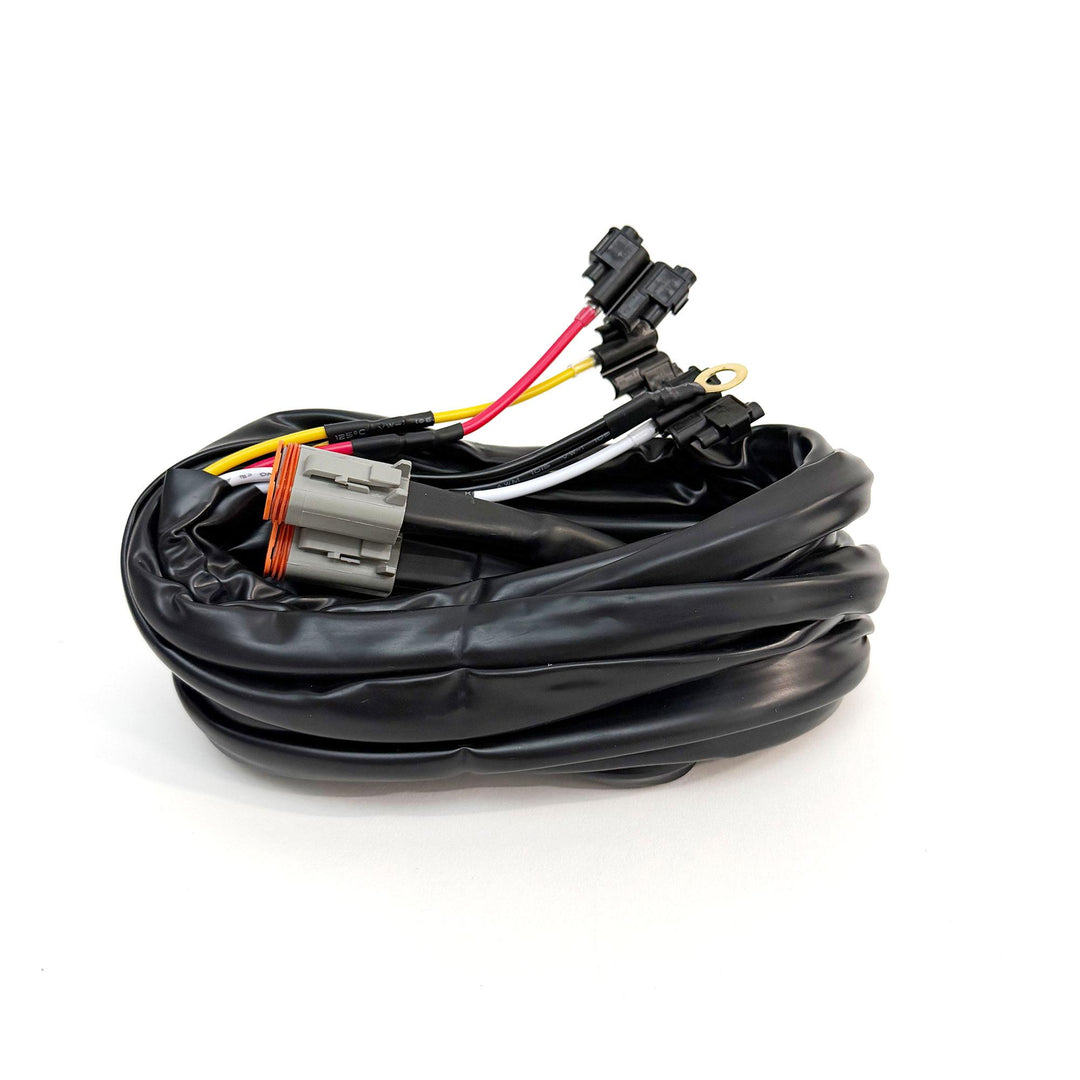 Squadron 2.0 Dual 4-pin Deutsch w/Hi/Low/Backlight Upfitter Harness Universal 64-0064