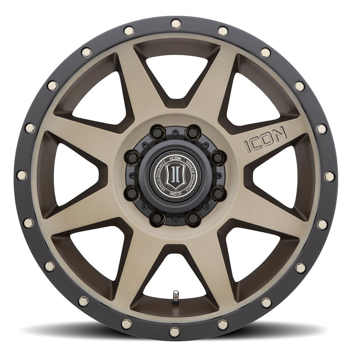 ICON Alloys Rebound Bronze 20x9 8x170 6mm Offset 5.25" BS (1820908152BR)