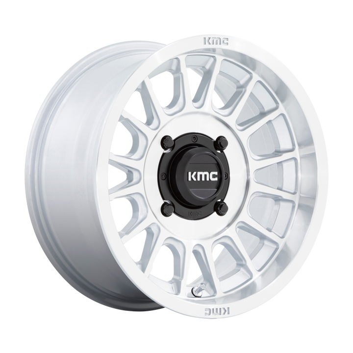 KMC KS138 Impact UTV Wheel - Silver w/ Machined Face