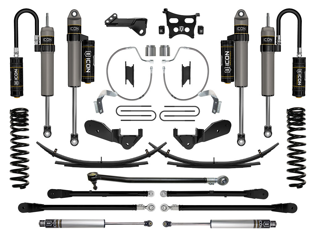 ICON 2023-2026 Ford F-250/350 Super Duty 4WD Gas 4.5" Lift Stage 6 Suspension w/Expansion Packs