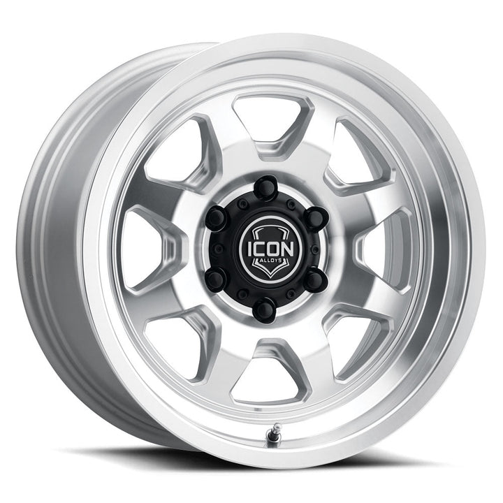 ICON Alloys Nuevo Silver Machined 17x8.5 6x5.5 25mm Offset 5.75" BS (8117859057SM)