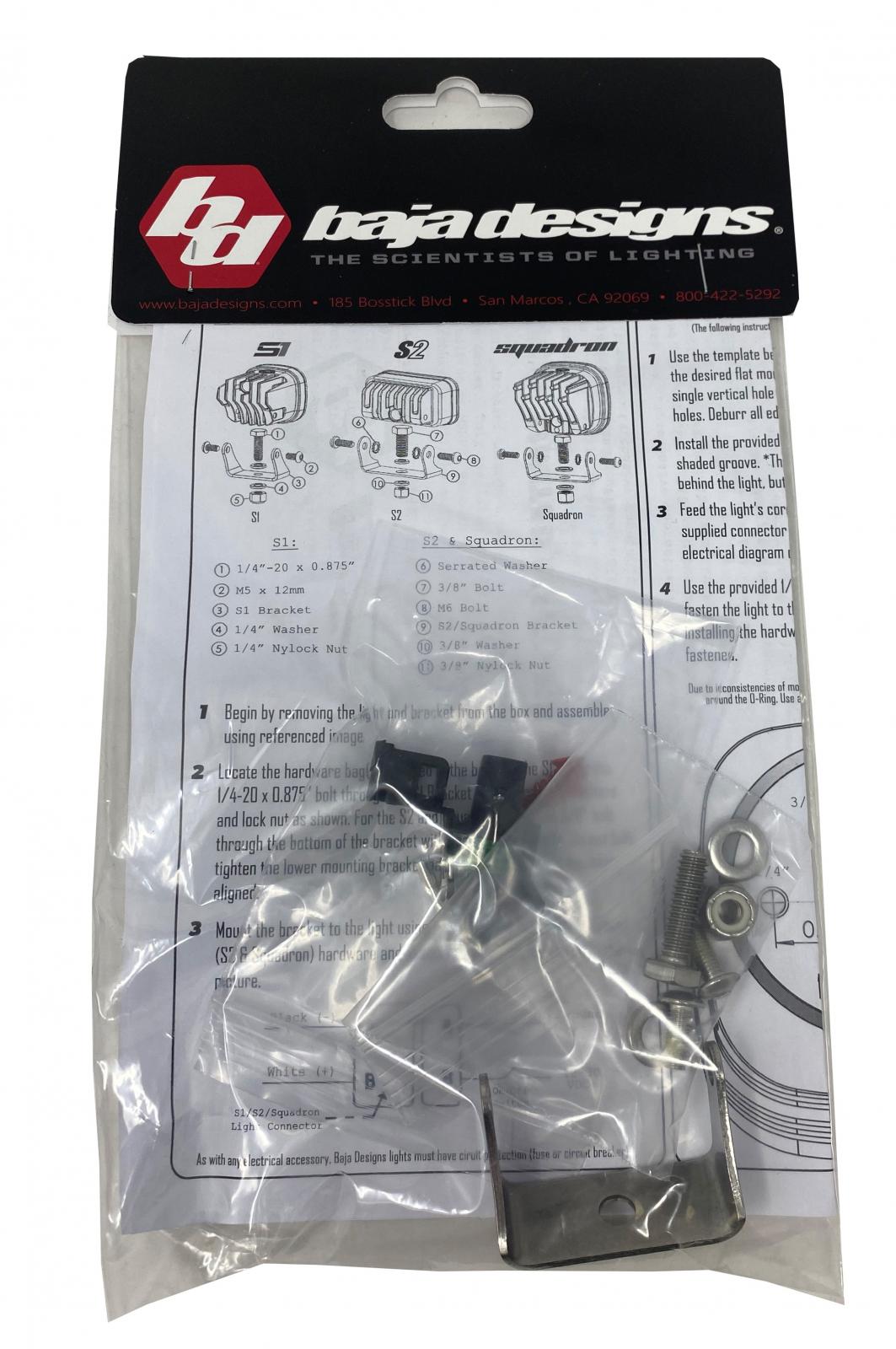 Parts Bag S1 Single Baja Designs 660309
