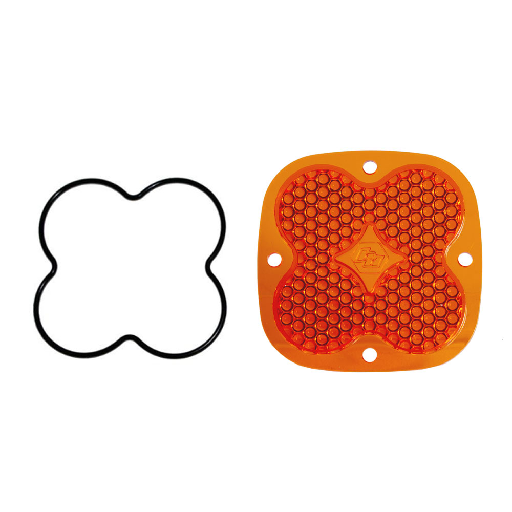 Squadron Light Pod Lens Kit Work/Scene Factory Amber Baja Designs 668420