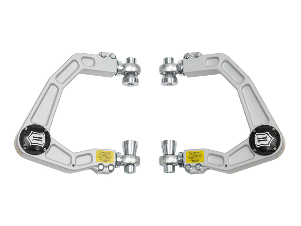 ICON 2019-2021 Ford Ranger Billet Upper Control Arm/Delta Joint Kit Al Knuckle (98520DJ)