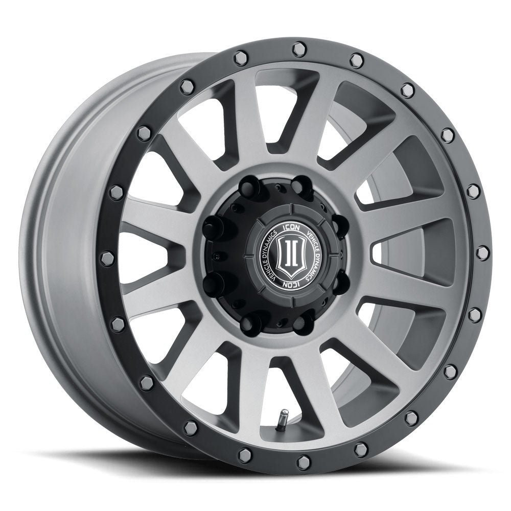 ICON Alloys Compression HD Titanium 18x9 8x170 6mm Offset 5.25" BS (2018908152TT)