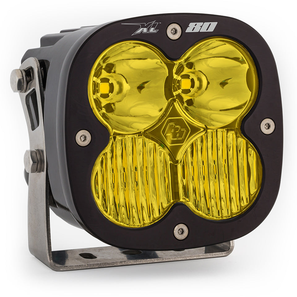 LED Light Pods Baja Amber Lens Spot Each XL80 Driving/Combo 670013