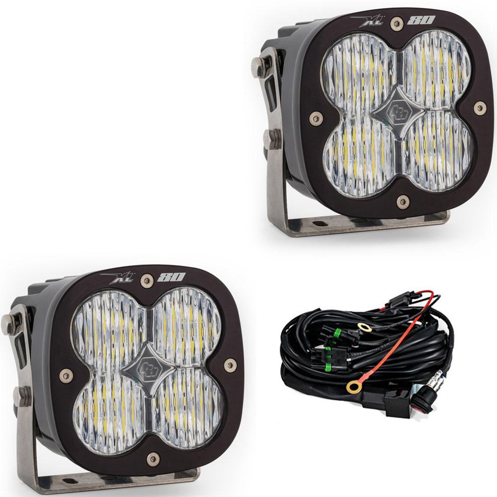LED Light Pods Wide Cornering Pattern Pair XL80 Series Baja Designs 677805