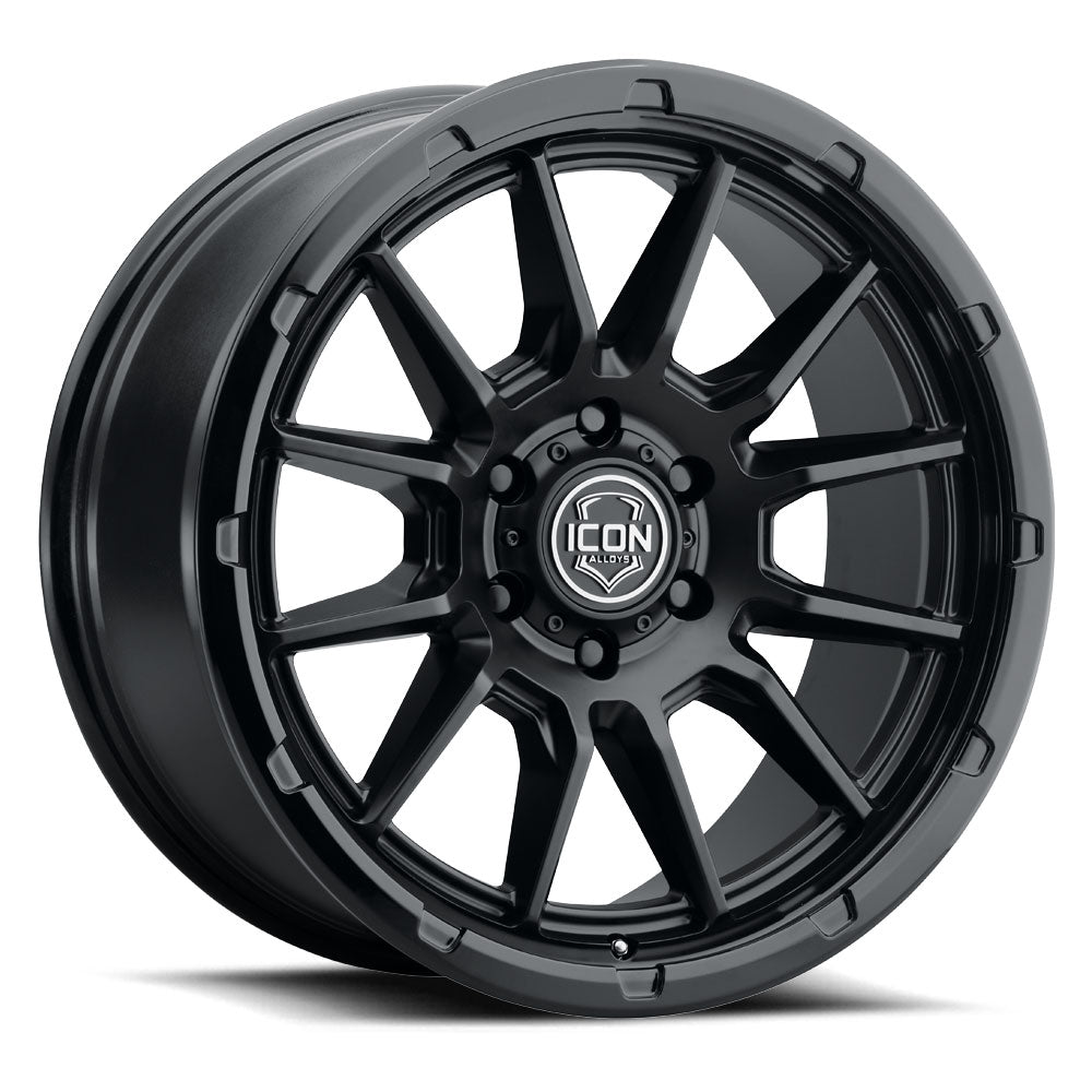ICON Alloys Cajon Double Black 20x9 5x150 16mm Offset 5.625" BS (8320905556DB)