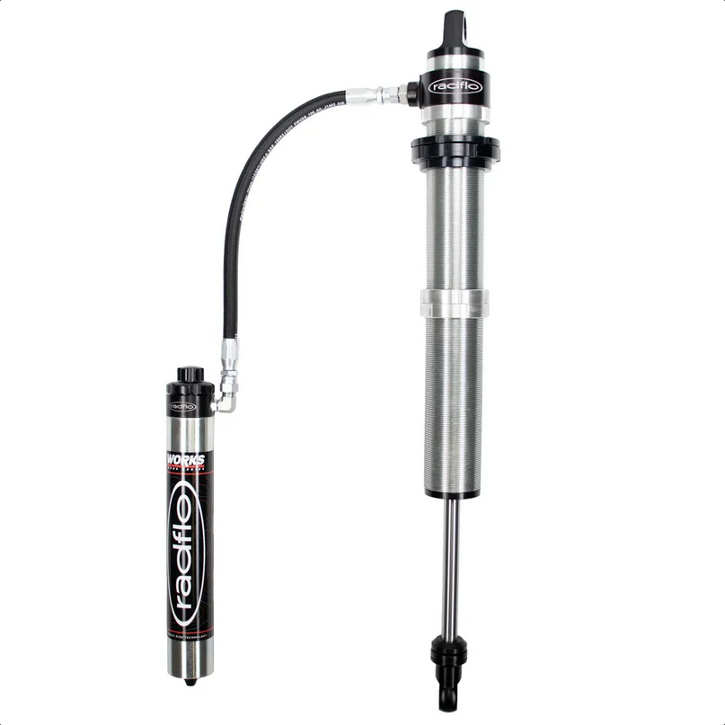 Radflo 2.5 x 16" DRT Internal Bypass Coilover w/ Reservoir and Adjuster 6CV-005-9A