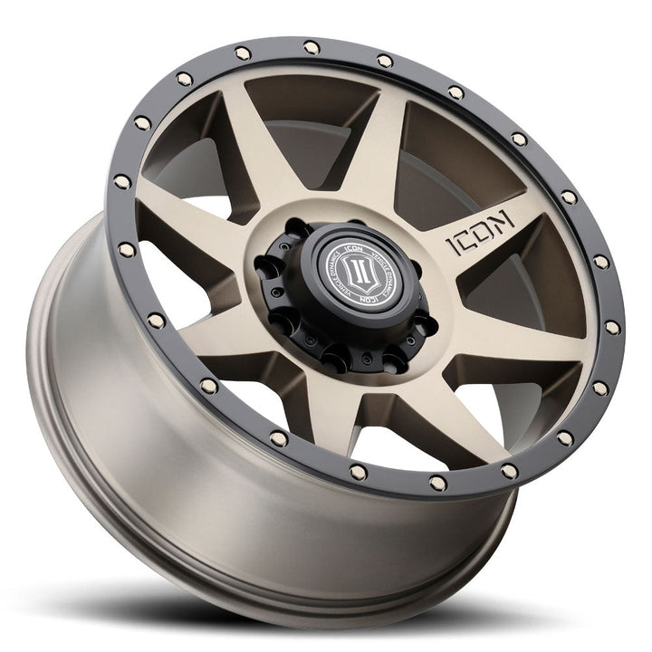 ICON Alloys Rebound Bronze 20x9 8x180 12mm Offset 5.5" BS (1820908955BR)