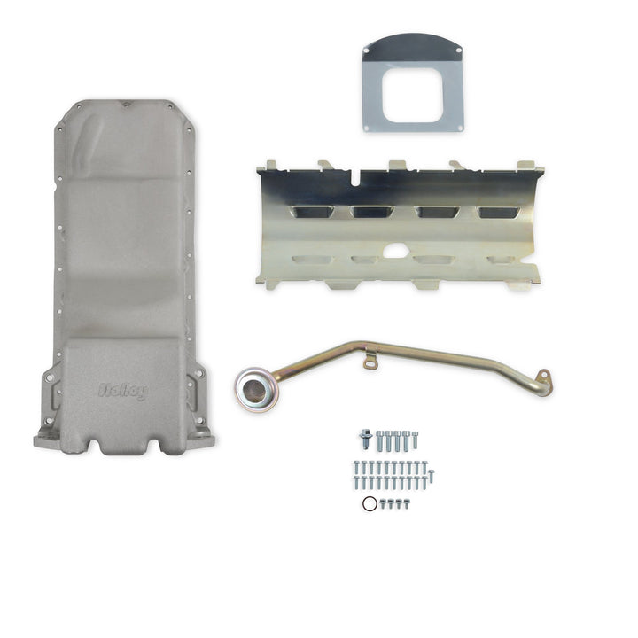 Holley Gen III Hemi Swap Oil Pan - Natural | SKU 302-63