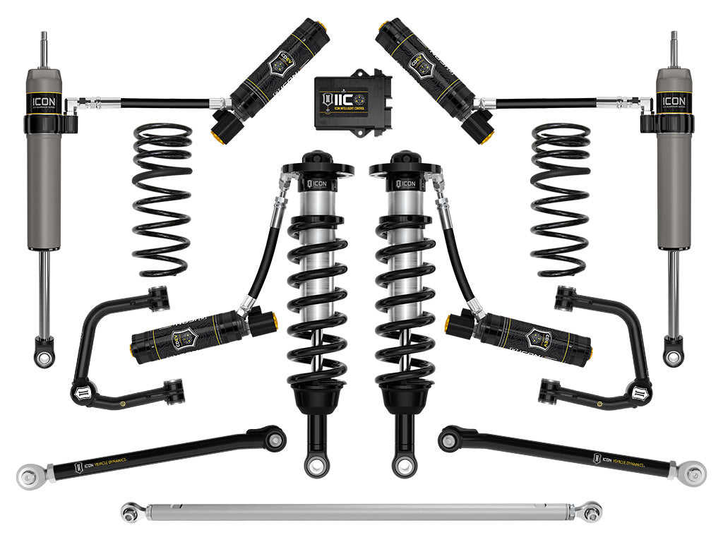 ICON 2025-2026 Toyota 4Runner 2WD 1.25-3" Lift Stage 13 Suspension System Tubular